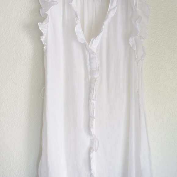 Frame Lauren Dress in Blanc - Picture 14 of 14